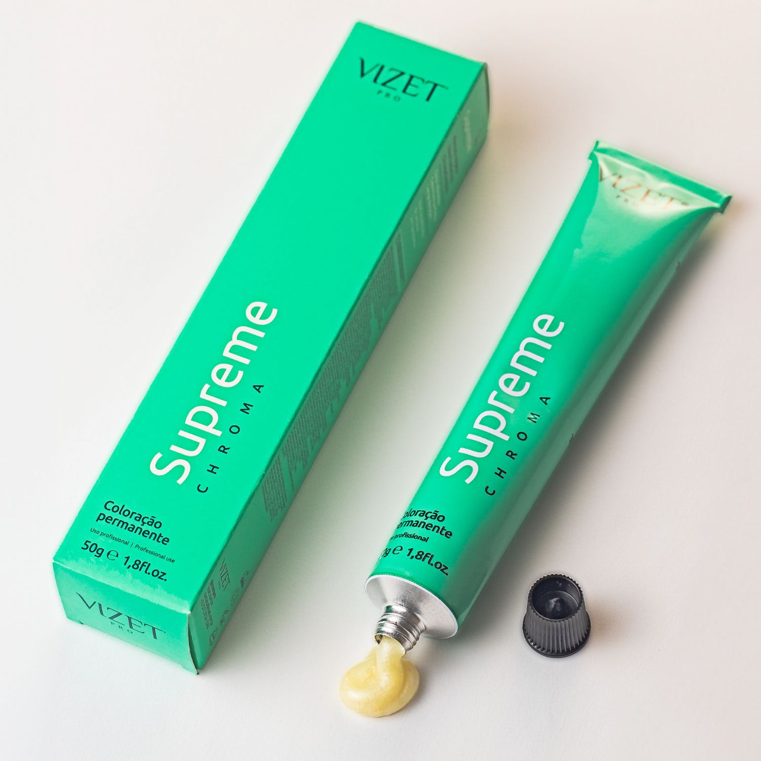 Colora&ccedil;&atilde;o Supreme Chroma 5.0 Castanho Claro 50gr Vizet